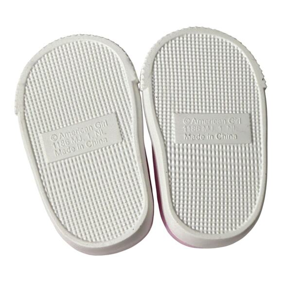 American Girl PINK SHOES Glitter Sparkle Truly Me Meet Outfit Doll Accessories - Picture 6 of 7